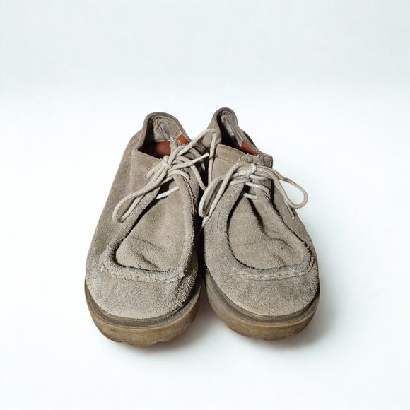 Mudd Vintage Tan Suede Chunky Shoes - Picture 4 of 10